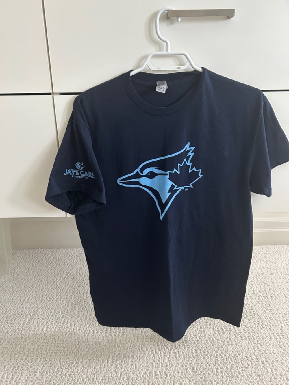 Toronto Blue Jays Navy T-Shirt with Light Blue Blue Jay Logo